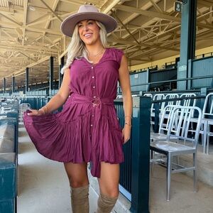 BRIDGET BELTED MINI DRESS